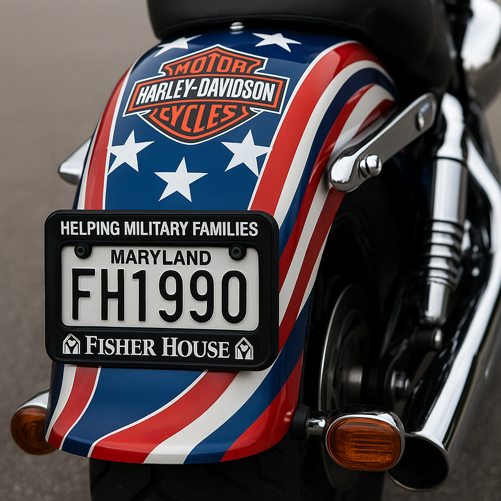 License Plate Frame - Motorcycle